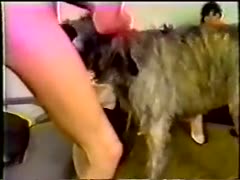 Zoophilia fun with unusual furry animal